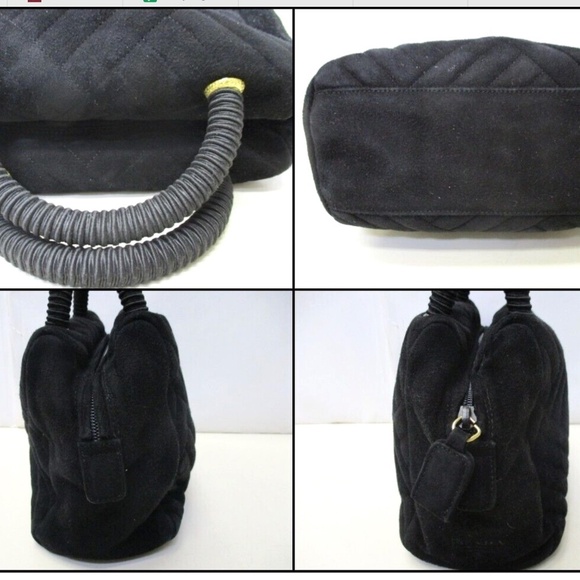 Prada Saffiano Handbag with metal and braided coil rope handles - Picture 5 of 11